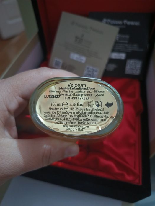 Parfum titiana terenzi velorum