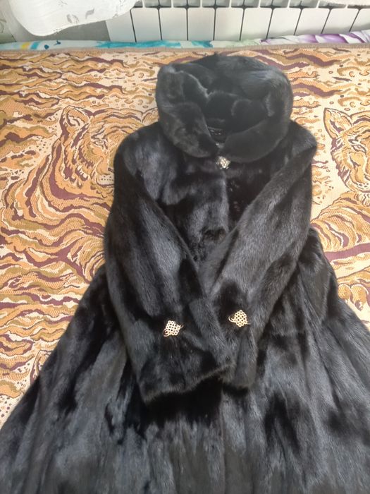 Шуба норковая длинная