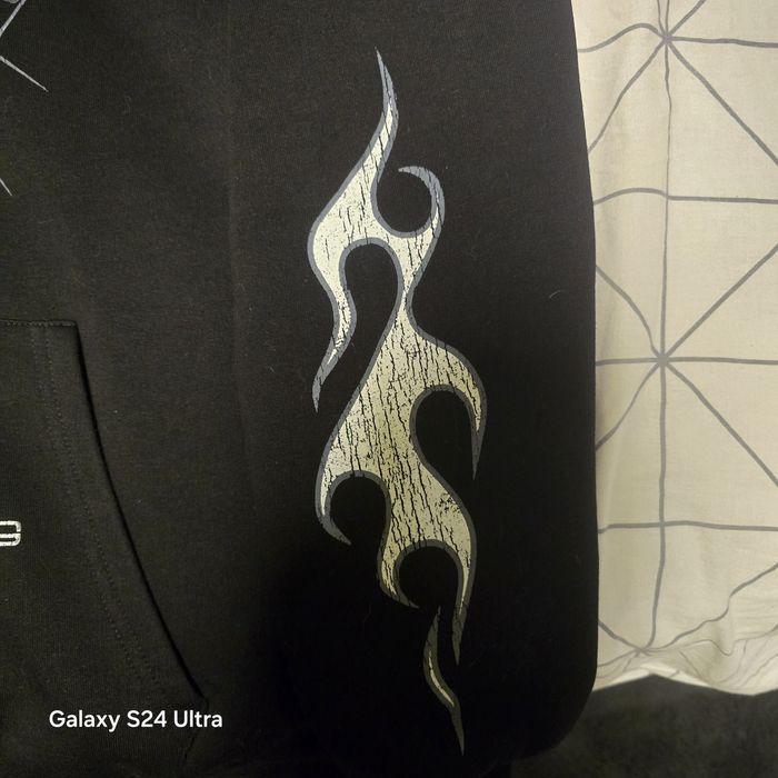 Мъжки черен суичър (oversized)Supply & Demand М размер