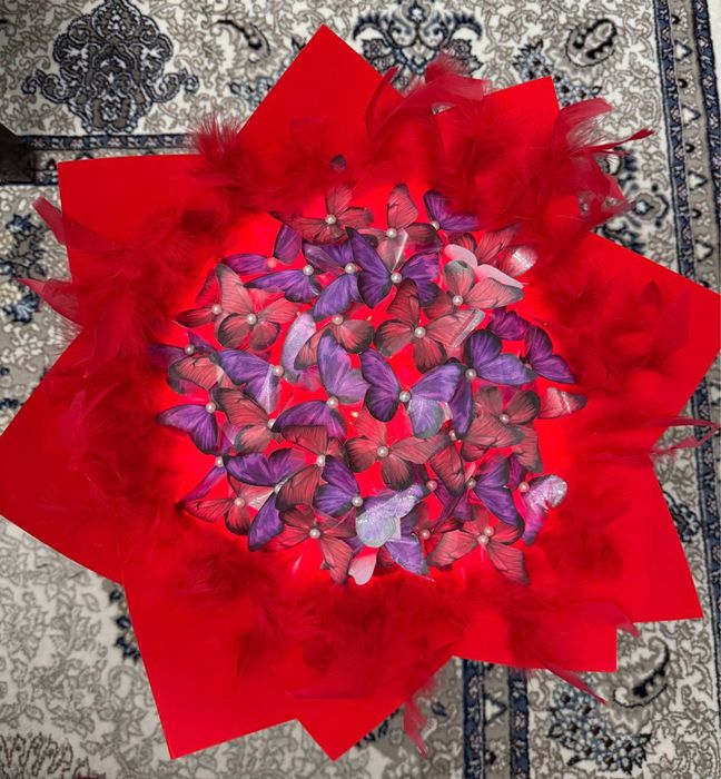 букеты из бабочек по самым доступным ценам