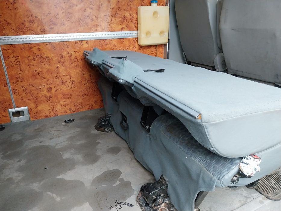 Bancheta auto rabatabila, cu centuri. Crafter, Sprinter, Ford, etc