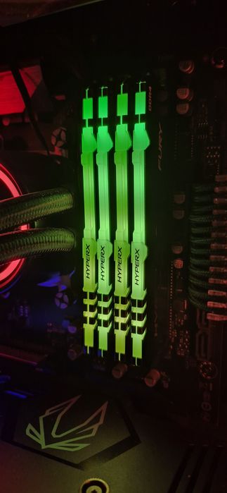 16GB RAM 3200MHz DDR4 Hyper X Fury RGB
CL16