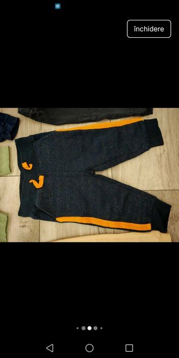 Vând lot pantaloni bebe 74-80