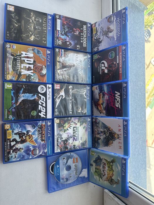 Sony playstation fc24 lego nfs heat apex reus watch dogs anthem