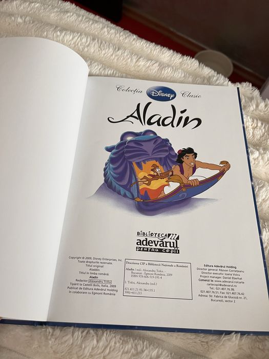 Aladin carte colectia disney