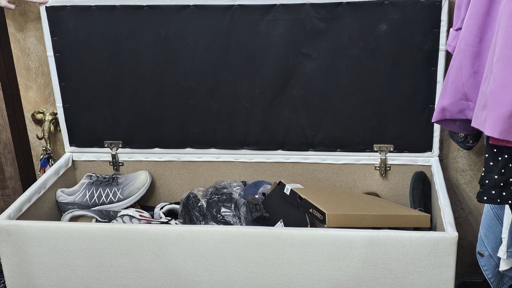 Пейка-ракла с кожена дамаска