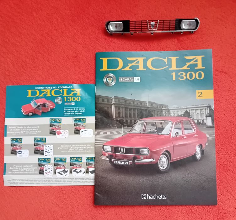 Vând piese machetă Dacia 1300 NR 1 , 2 ,3, 4. Scara 1:8 .