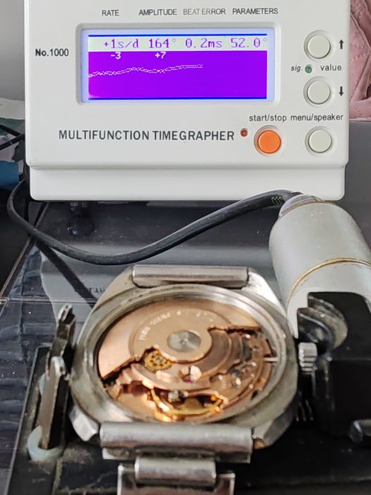 Ceas Potens De Luxe Automatic Calendar 35 mm Funcționează excelent!