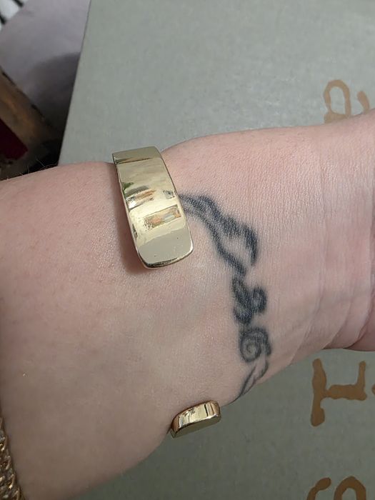 Bratara aurita cu model Mama cristale foarte fine