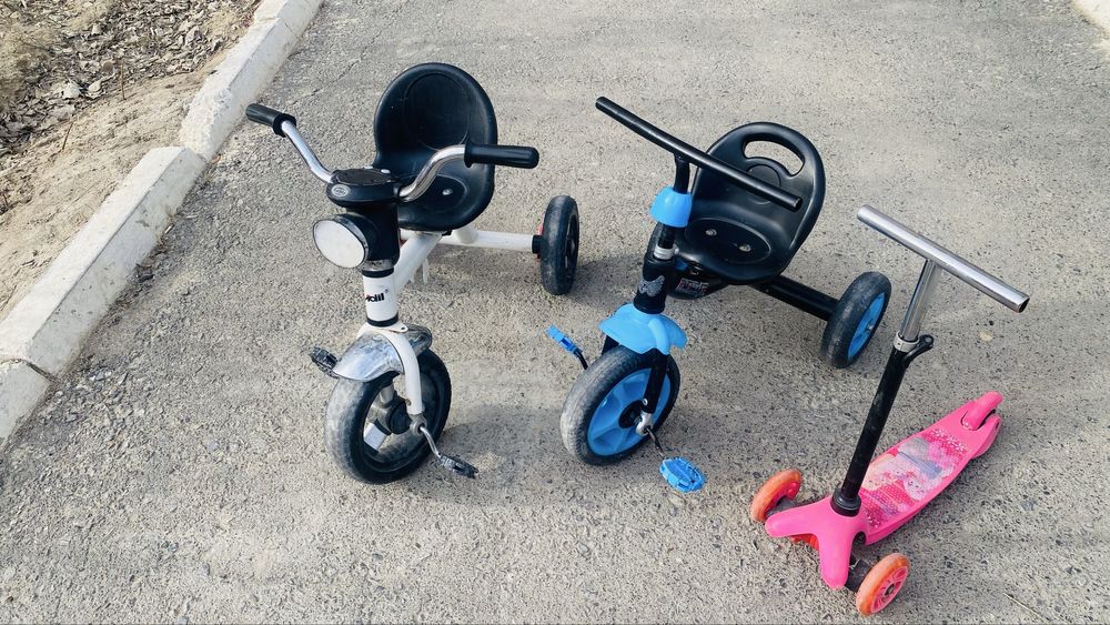 Велосипед, самокат