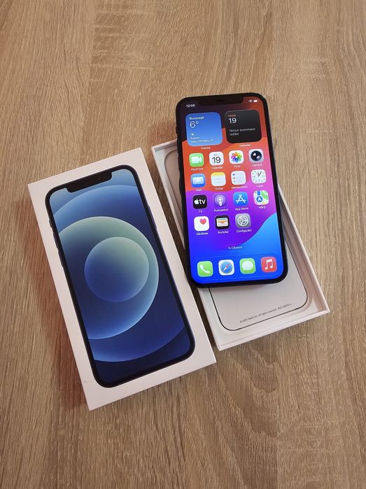 iPhone 12 Blue 64GB 100% life battery