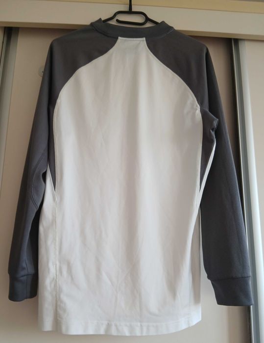 Bluza Nike barbati sport alba cu gri