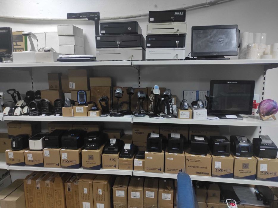 Чековый принтер со звонком 80мм (чек, принтер чеков)