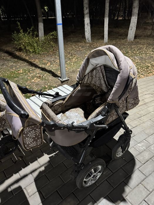 Коляска трансформер Стек Гном, коричневый