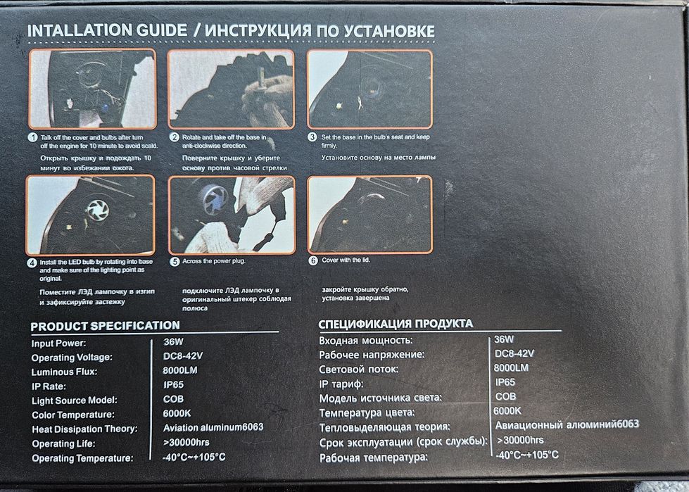 Новые лэд лампочки