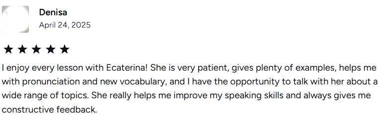 Profesor Engleza/ Rezerva ora online