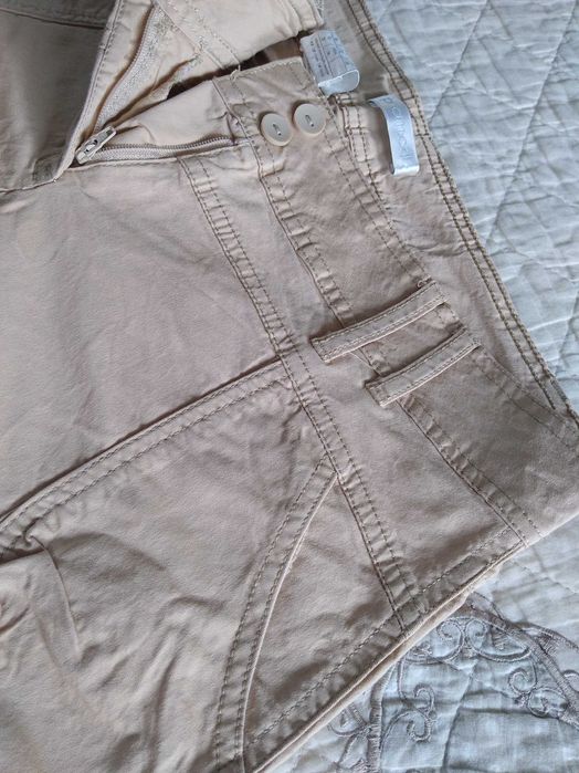 Pantalon chic trei sferturi damă, italienești