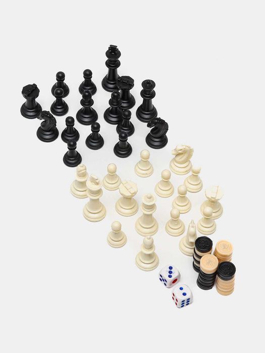 Набор настольных игр, шашки, шахматы, нарды магнитные,3 в 1