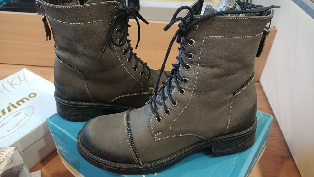 Зимние ботинки. Натуралка