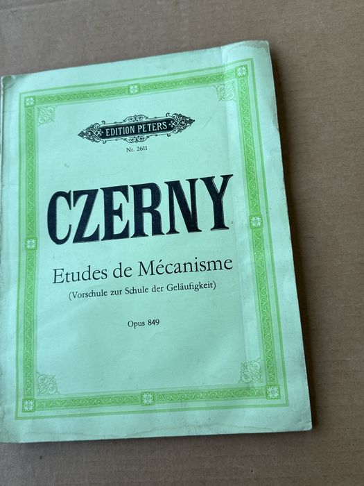 Czerny. Etudes de Mécanisme. Op. 849