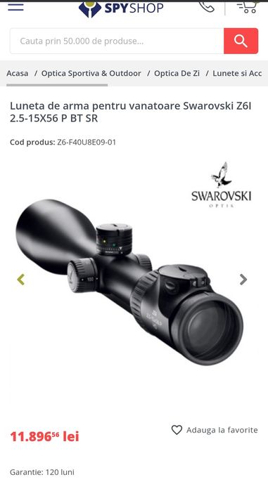 Luneta SWAROVSKI z6 i 2.5-15x56  P HD