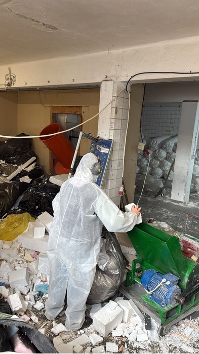 Vand masina de tocat macinat polistiren moara