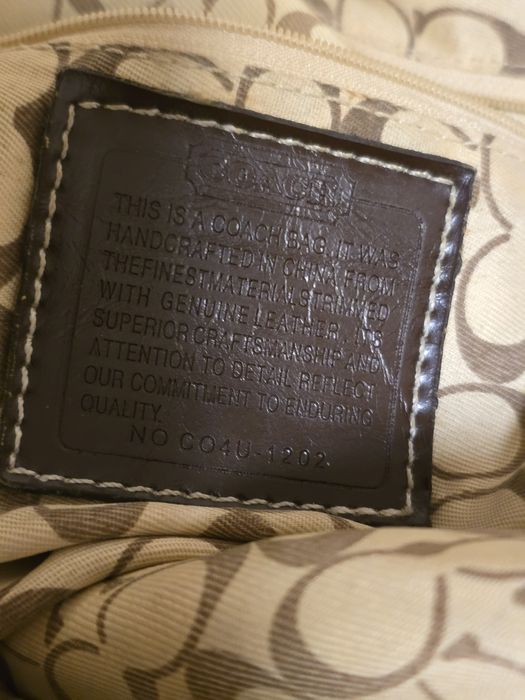 Coach дамска многоцветни чанта