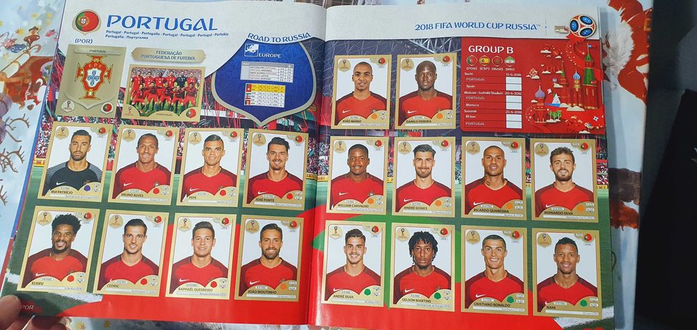 Panini World Cup 2018 Gold - Swiss Edition COMPLET