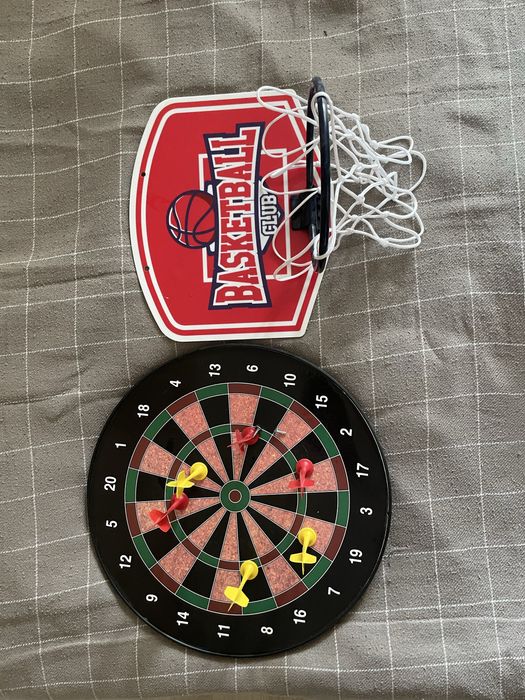 Игрушки 10 тыс вместе дартс и баскет сетка
