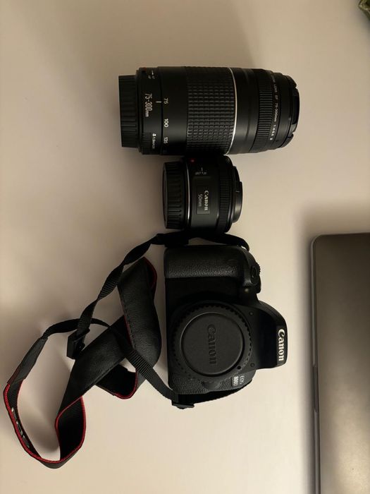 Canon 800D Kit cu două obiective