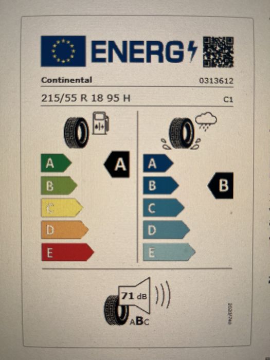 4 броя нови летни гуми 215/55/18  Continental  EcoContact 6Q