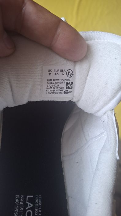 Lacoste Elite Active Nr 46 Noi
