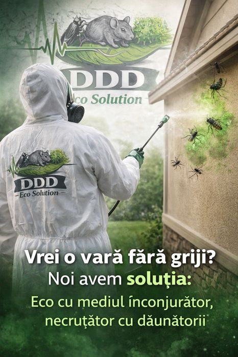 Servicii DDD - Dezinsecție, dezinfecție, deratizare