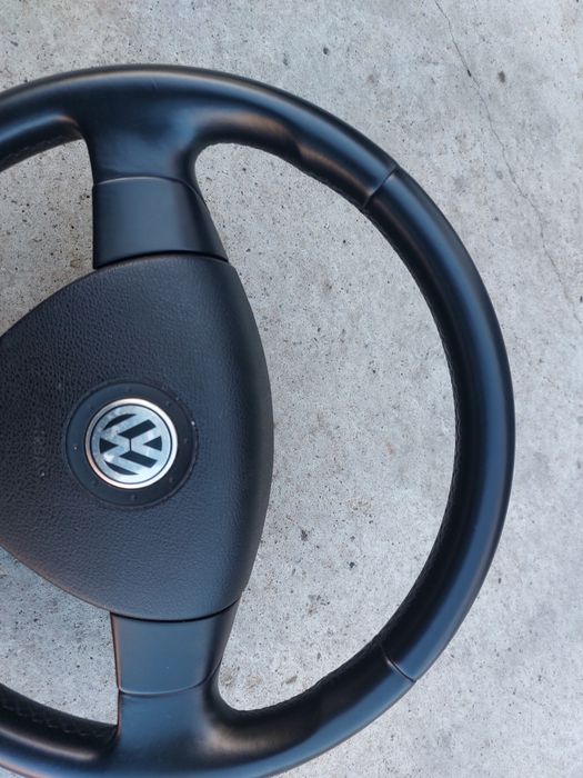 Volan 3 spite piele volkswagen passat B6/Golf 5/Touran/Jetta