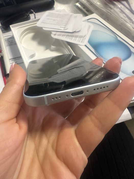 iPhone 15 ,blue 128GB