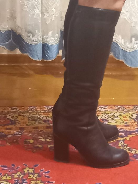 Зимние сапоги  европейка