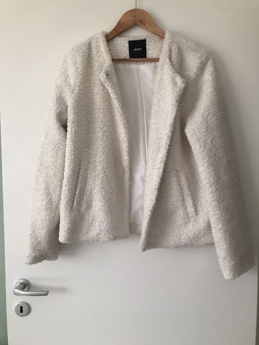 Vesta blanita/ teddy bear / pulover blanita