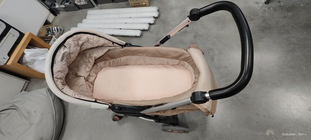 KIKKA BOO Комбинирана количка 3в1 MADRID ALL IN ONE BEIGE