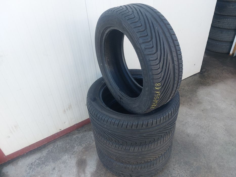 150 lei bucata! Set anvelope de vara 225 55 r18 Uniroyal! 7 mm