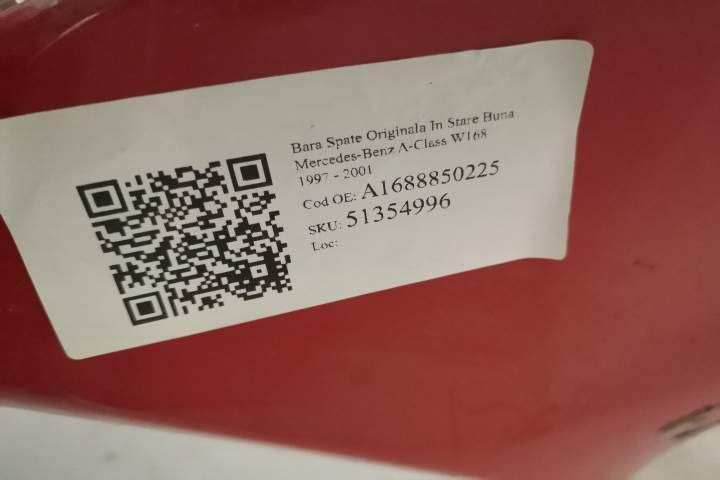 Оригинална задна броня в добро състояние Мерцедес-Бенц А-Клас / Merced