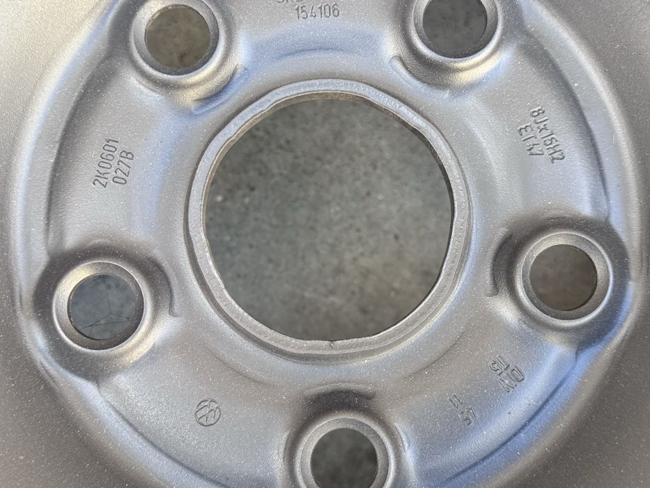 4бр железни VW Skoda Seat 15цола