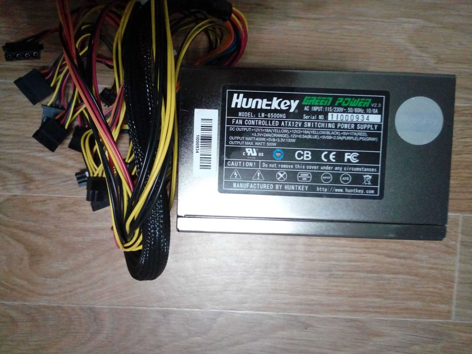Блок питания Huntkey 500W