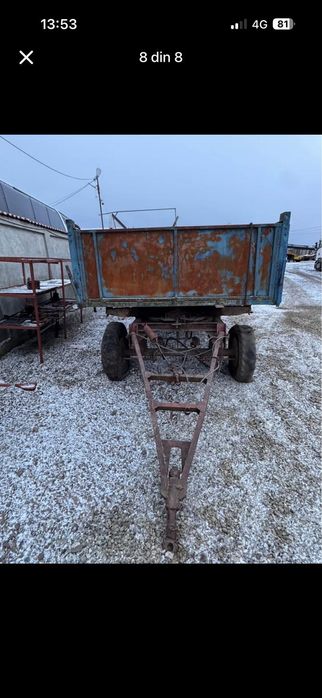 Remorca Auto 10 tone , si 8 tone basculabil