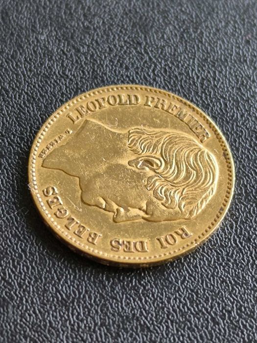 20 Белгийски Франка Леополд I 1865 година
