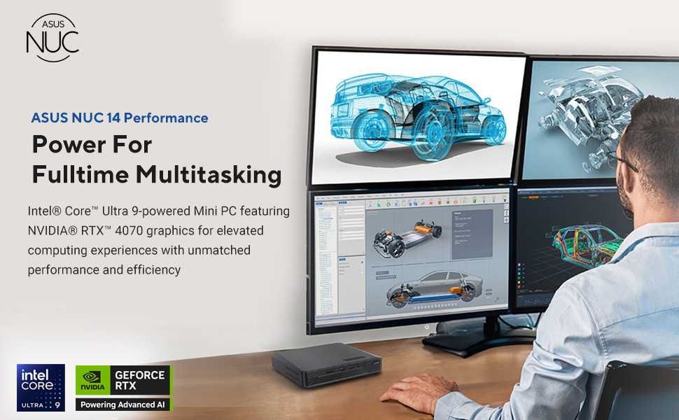 Mini Pc Asus Nuc Pro 14 Perfomance Core Ultra 9 185H 32GB/1Tb RTX4070