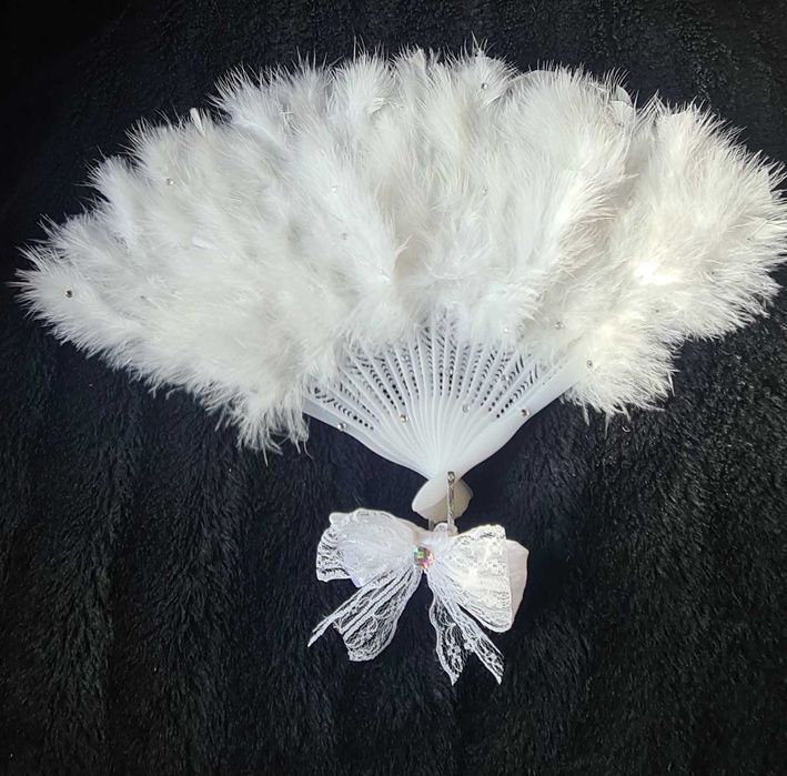 Evantai cu pene și pietricele