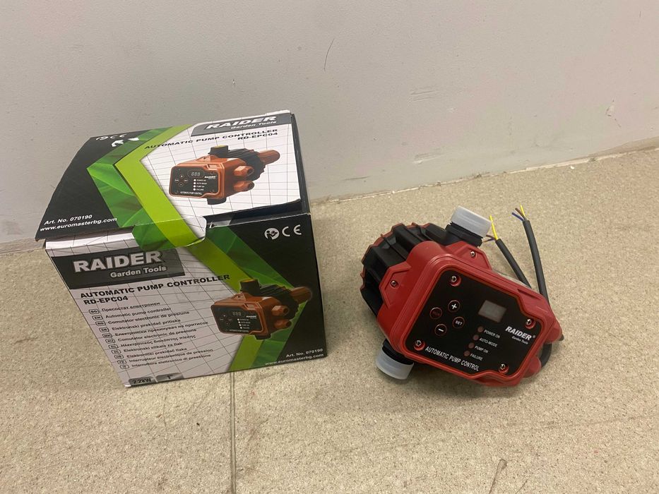 070190	Пресостат 2.2kW 1" Digital 1-6bar Max. 15bar RD-EPC04