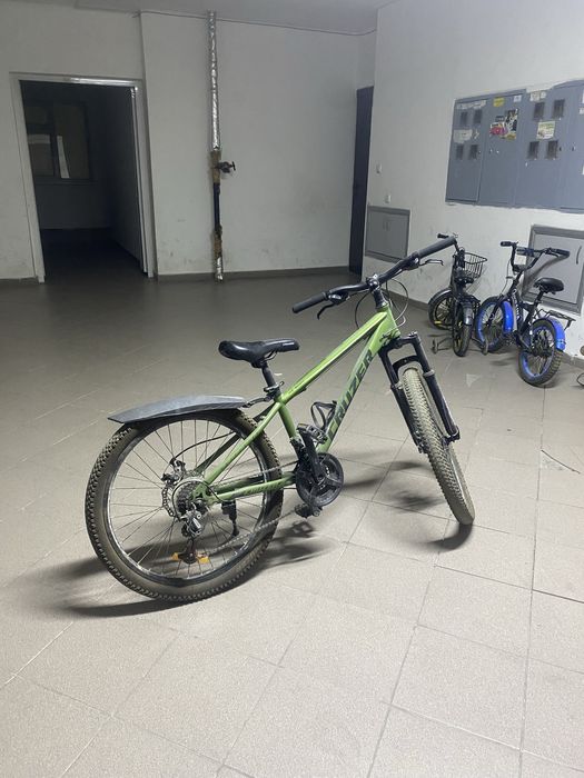 Горный велосипед 26, алюминиевая рама, амарьизационная вилка