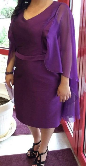 Официална лилава рокля