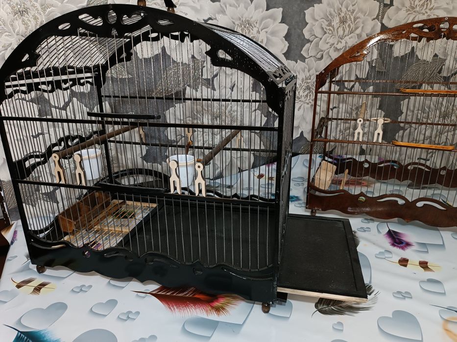 Клетка для птиц  ручная работа